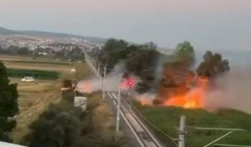 Tavşanlı'da çıkan arazı yangını kısa sürede söndürüldü