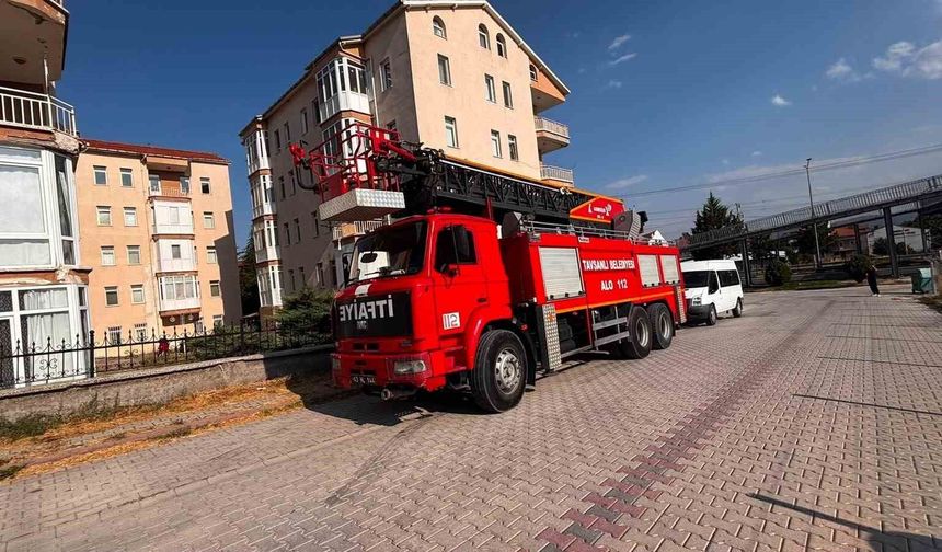 Tavşanlı'da mutfakta çıkan yangını itfaiye söndürdü