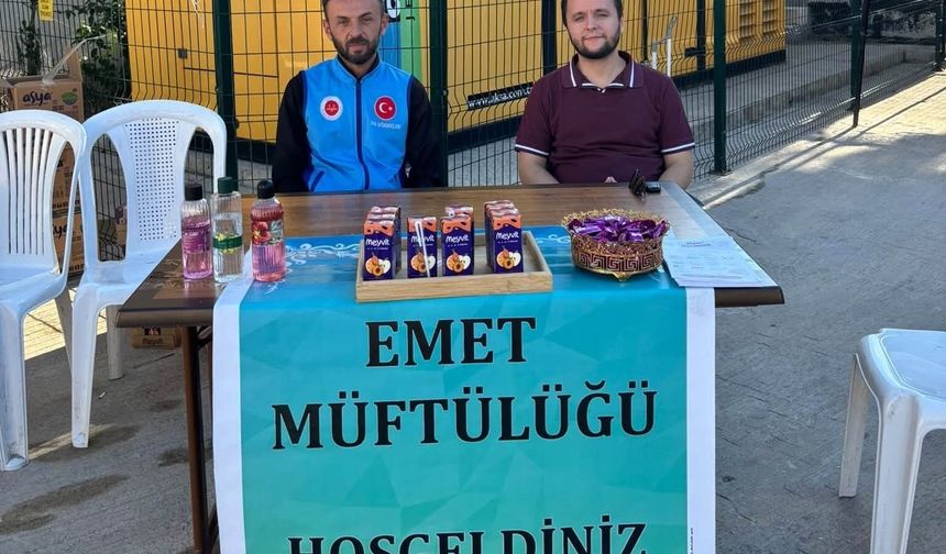 Emet İlçe Müftülüğünce KYK Yurdunda gençlere yönelik faaliyetler tanıtıldı