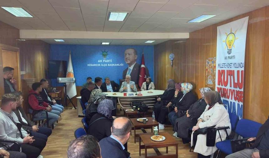 Hisarcık AK Parti'de teşkilat çalışmaları değerlendirildi