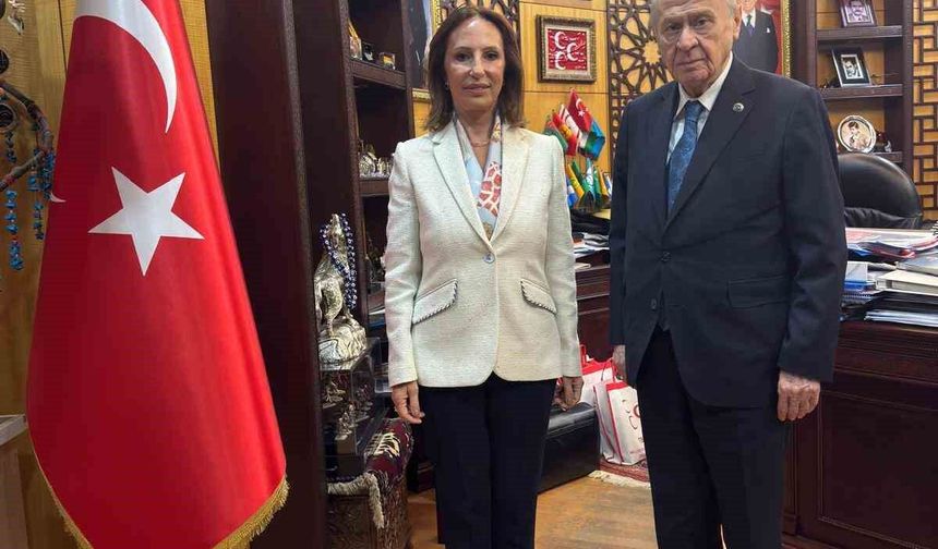 KUTSO Başkanı Argat, MHP Genel Başkanı Bahçeli'yi ziyaret etti
