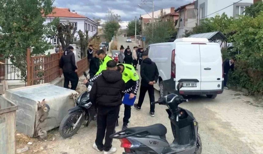 Emet'te okul çevrelerinde sıkı denetim: Kuralsız motosikletler çekildi