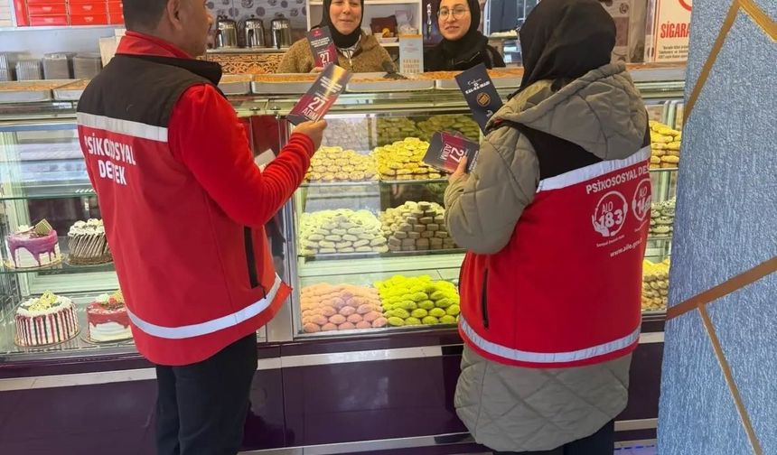 Gediz'de kadına yönelik şiddetle mücadele için farkındalık çalışması