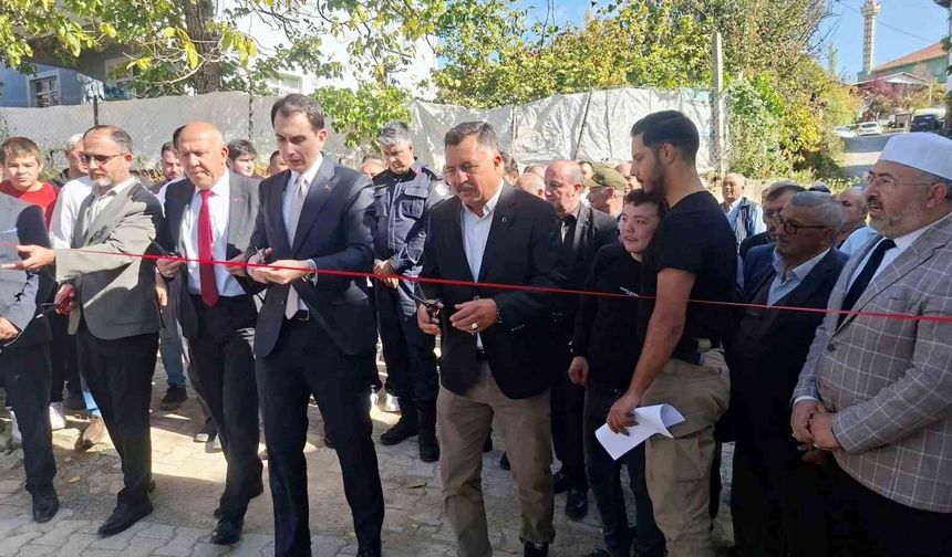 Hisarcık Kurtdere köyünde çok amaçlı salon hizmete açıldı