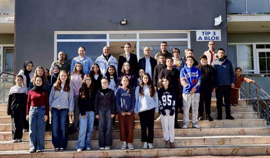 Hisarcık'ta LGS öğrencilerine moral desteği