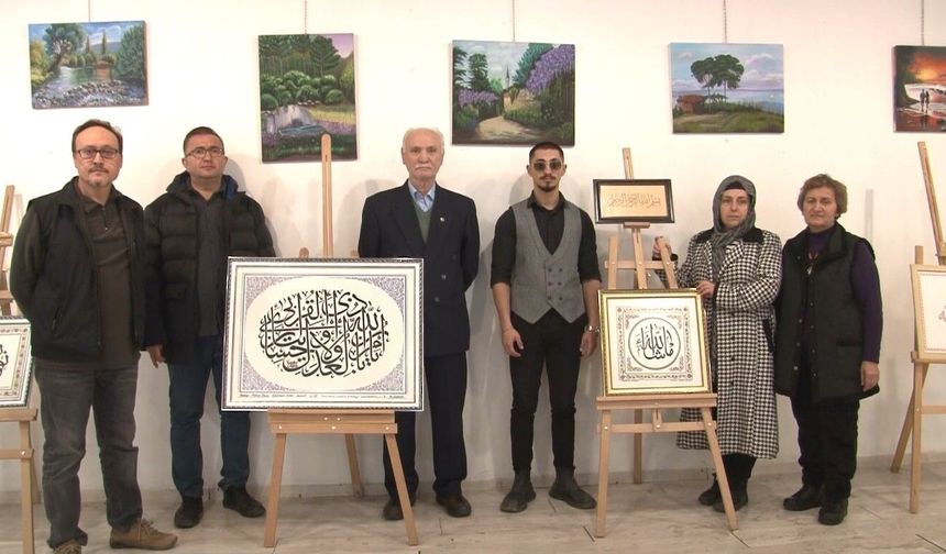 Kütahya’da karma sergi sanatseverlerle buluştu