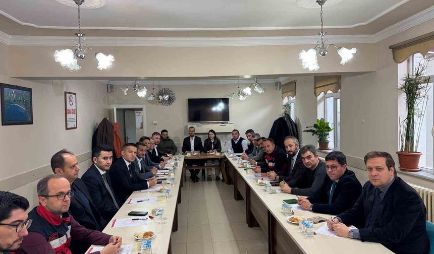 İl Koordinasyon ve Değerlendirme toplantısı Şaphane’de yapıldı