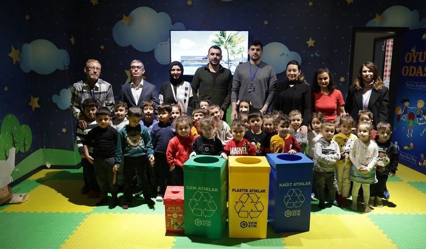 Kütahya Belediyesi’nden miniklere "Sıfır atık" eğitimi