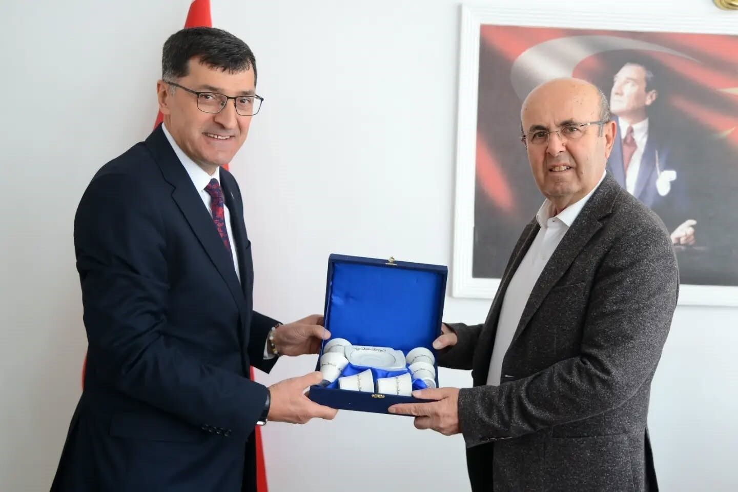 Başkan Kahveci'den Kırşehir Belediye Başkanı Ekicioğlu'na ziyaret