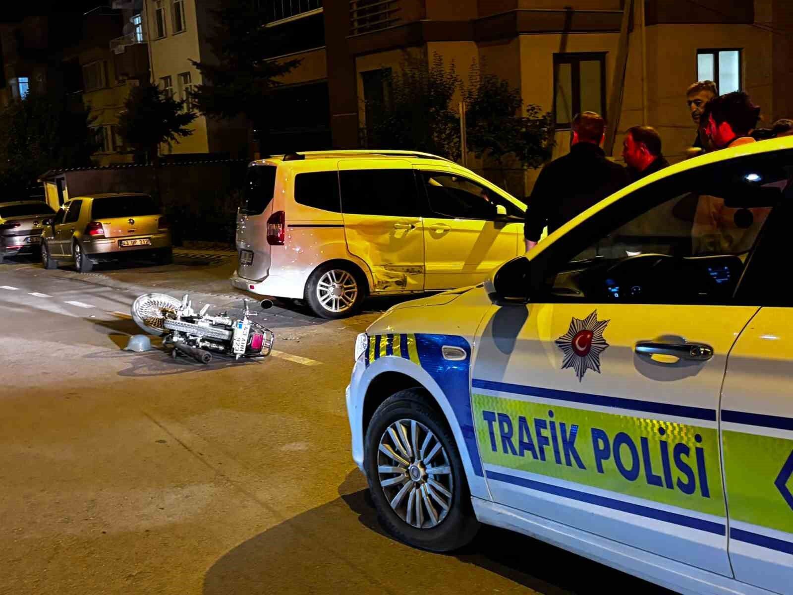 Tavşanlı'da trafik kazası: 1 yaralı